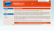 Tablet Screenshot of antenne1-fansite.de
